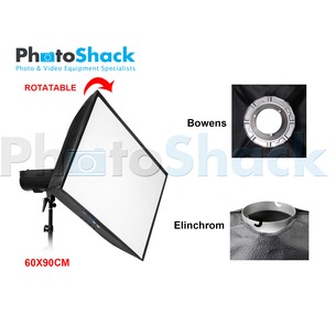 Softbox with Grid (Heat resistant) - Elinchrom Adapter